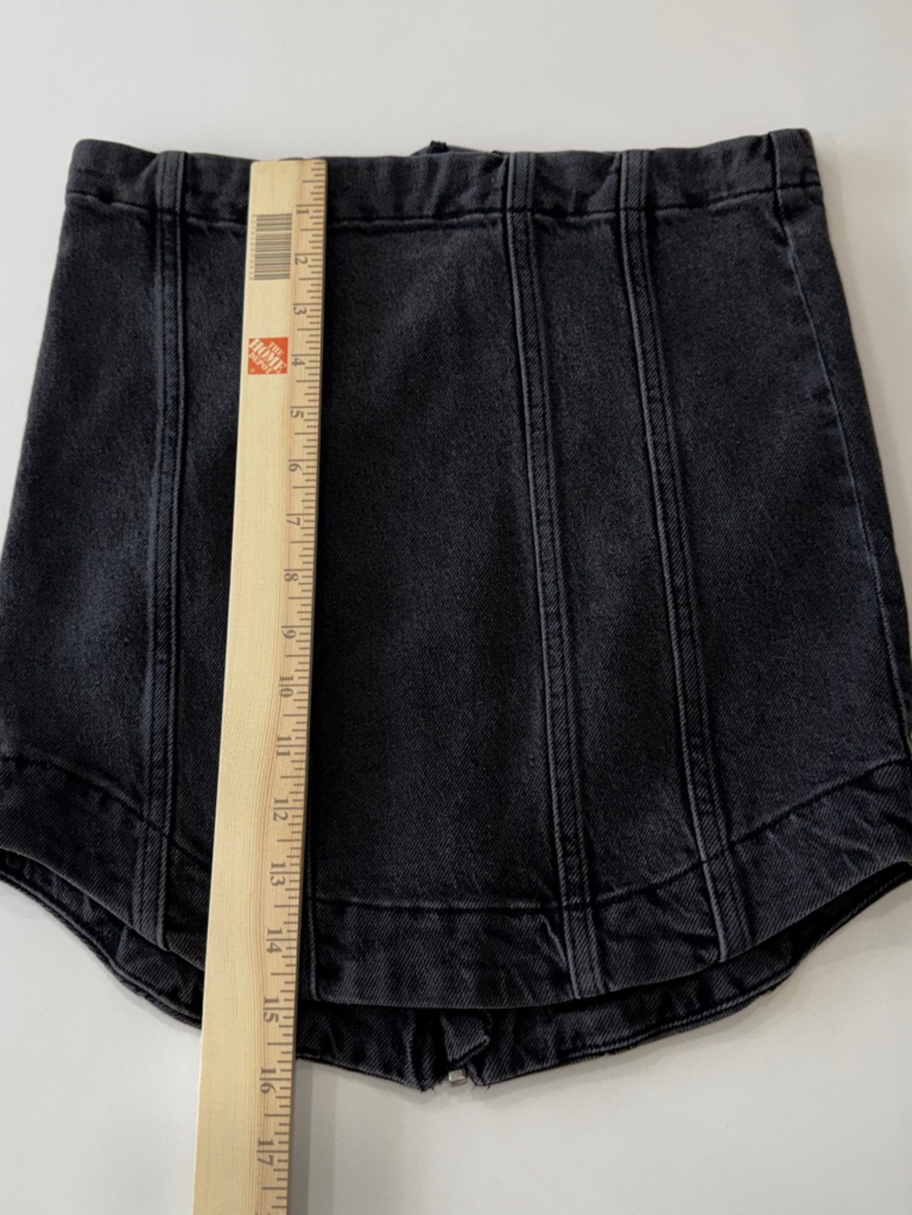 All Saints Denim Mini Skirt Set - Charcoal - Size 4 - Picture 9 of 10